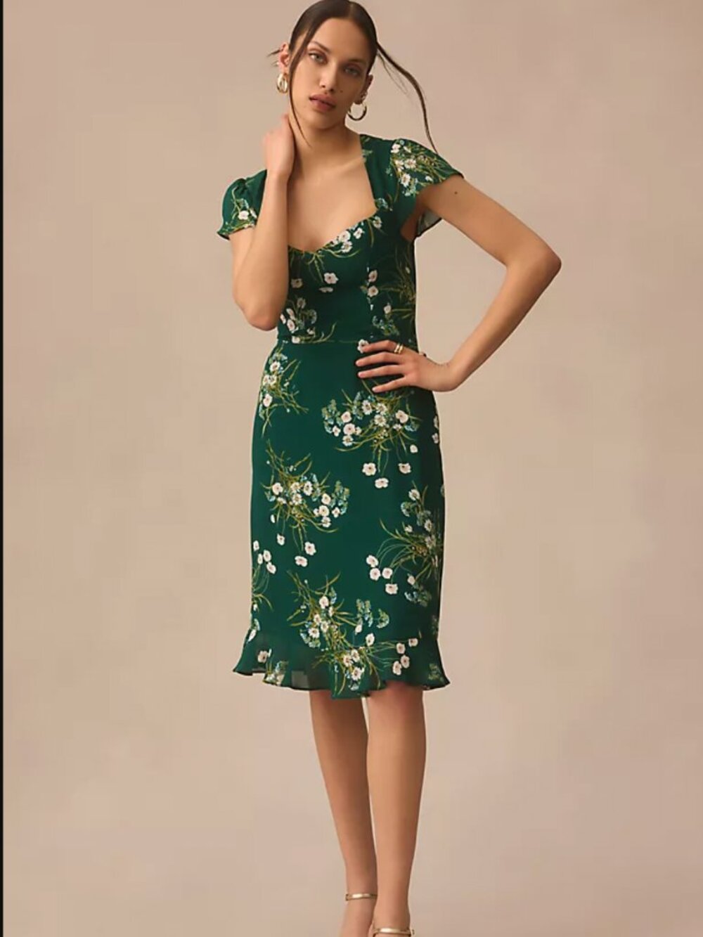 NWT Reformation Rosi Dress | Color: green Buena | Size: 2